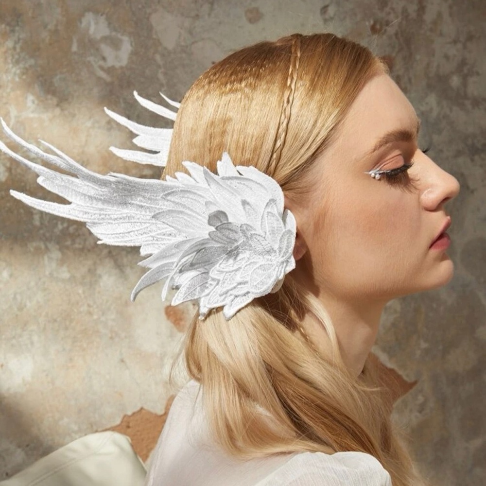 🧚‍♂️ fairy fairycore 🧚‍♀️ Elf 🧝‍♀️ Elfcore hair clips NEW! wing shaped hair